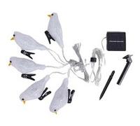 Guirlande lumineuse à LED solaire FONGWAN en acrylique pour décoration de cour, jardin - blanc Blanc G