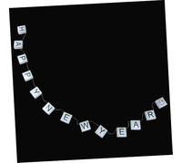 Guirlande Lumineuse à Lettres LED 1 Set 20 LED Plastique | Alimentation par 2 Piles Aa, Blanc, Usage Mural Manteau, Ambiance Douce pour Fêtes et Baby Shower
