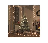 vidaXL Guirlande LED 300 LED blanc chaud 30 m