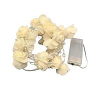 Guirlande lumineuse avec roses | 30 LED 0,36 W Lampe de fleurs artificielles avec batterie | Lumières décoratives avec vigne de roses pour mariage, fête, mur, maison, jardin, chambre et foi