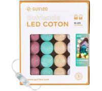Guirlande Boule Lumineuse Led Usb Veilleuse 2h Bébé 16 boules