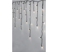 Guirlande lumineuse CRISPY ICE WHITE noir LED 3000K