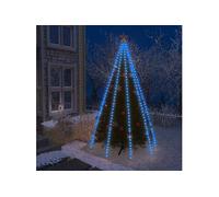 vidaXL Guirlande Arbre Noël 400 LED Bleu