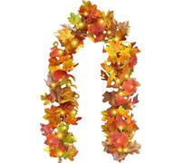 Guirlande lumineuse d'automne à LED avec 40 ampoules - 6 m de long - Idéale pour les décorations d'automne