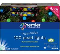 Guirlande Lumineuse De Noël Premier 100 LED Perles Multicolores 10M