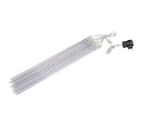 Guirlande lumineuse de Noël ultra-brillante avec effet pluie de météores romantique, étanche et connectable, en forme de stalactites, à LED,