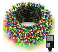 Guirlande lumineuse de sapin de Noël, - Pour l'extérieur - Avec modes - Minuterie - Prise - Étanche Câble vert