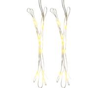 Guirlande lumineuse décorative guirlande lumineuse suspendue lampe de balcon lumière extérieure lumière de fête 20x bande LED, 0,04 W, L 148 cm