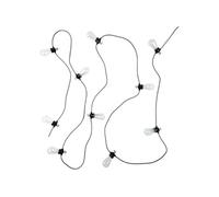Guirlande Lumineuse d'Extérieur 10 Ampoules LED Transparentes à Couleurs Changeantes - GONALS -