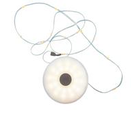 Guirlande lumineuse d'extérieur portable et rechargeable 2 en 1 LED blanc chaud 10M ROLY
