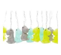 Guirlande lumineuse dinosaures - Vert, Gris et Bleu Bleu G