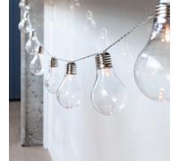 Guirlande Lumineuse Edison 10 LED Blanc Chaud à Piles