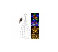: Guirlande lumineuse effet cascade pour sapin de Noël, 180 LED, avec bluetooth & application