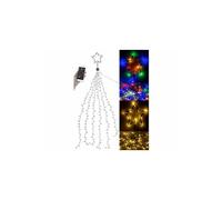: Guirlande lumineuse effet cascade pour sapin de Noël, 240 LED, avec bluetooth & application
