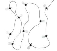 Guirlande Lumineuse Extérieur "Ampoule Transparente" 5m Noir