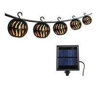 Guirlande Lumineuse Exterieure Solaire Flamme FONGWAN 10 LED Lampion Étanche pour Décor Patio Pelouse Jardin Camping G