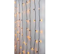 Guirlande lumineuse extérieure WARM WHITE IP44 LED 120X0,064W en matière synthétique noir 1300x5x2000mm