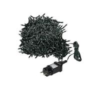 ECD Germany Guirlande Lumineuse Extra Blanc Chaud 1800 LED - 36 m Intérieur/Extérieur - Dunkelgrün G