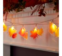 Guirlande Lumineuse Feuilles d'Automne en Acrylique