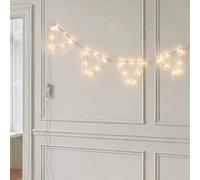 Guirlande lumineuse Fyrly blanc H/L env. 13/165 cm