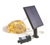 Guirlande Lumineuse Mini LED Étanche Cordon Renforcé Silver Solaire & Secteur - 200 LED