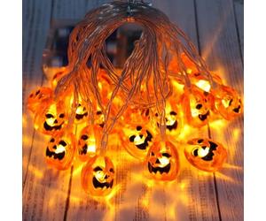 Guirlande Lumineuse Halloween, Guirlande Lumineuse Pile, Lumiere Halloween | Guirlande Halloween Exterieur, Guirlande Lumineuse Led Guirlande Citrouille, Guirlandea Pile Pour Halloween, Carnaval, Fête