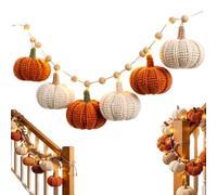 Guirlande Lumineuse Halloween Intérieur Couronne Automne Crochet Cheminée