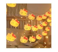 Guirlande lumineuse Hello Kitty 2 mètres 10 lampes déco murale intérieure style kawaii