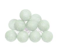 Guirlande Lumineuse Led 10 Boules 165cm Vert Céladon