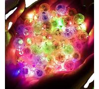 Guirlande lumineuse LED, 100 pièces, forme ronde, multicolore, 100PCS-d, diamètre 1,7 cm-d