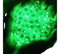 Guirlande lumineuse LED, 100 pièces, forme ronde, verte, 100PCS-b, diamètre 1,7 cm-b