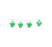 Guirlande lumineuse LED cactus - BOLAND - 1,4 m - Vert - Intérieur - À piles AA - LED intégrée - Sans fil