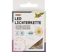Guirlande lumineuse LED, fonctionne à pile, 20 LED