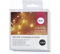 Guirlande lumineuse LED jaune à piles Jaune G