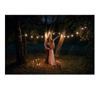 Guirlande lumineuse extérieur connectable 10 ampoules à filament vintage douille E27 LED blanc chaud LINK ME LIGHT 5m