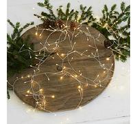 Guirlande lumineuse LED Minas argenté L env. 600 cm