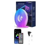 Guirlande lumineuse LED néon,Bluetooth, conception étanche, 10 m, prise européenne