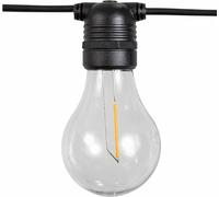Guirlande lumineuse LED New Garden Allegra 8 m 10 Blanc/Noir Solaire