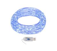 Guirlande lumineuse micro LED 40m 400 LED bleu 8 fonctions