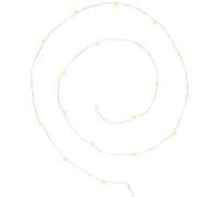 Guirlande lumineuse micro-led - atmosphera Argenté/Blanc chaud G