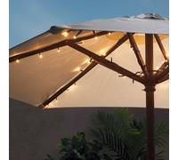 Guirlande Lumineuse pour Parasol à 80 LED Blanc Chaud