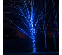 Guirlande Lumineuse Pro Connect IP67, 15m 150 LED Bleue Câble Noir Raccordable