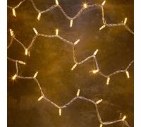 Guirlande Lumineuse Pro Connect IP67 de 15m 150 LED Blanc Chaud Câble Blanc Raccordable