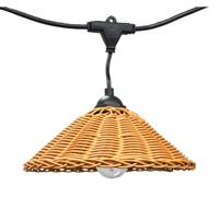 Guirlande lumineuse solaire, 10 LED E27, 9 mètres, avec télécommande