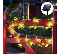 Guirlande lumineuse - Solaire - 10M - 100 LED - Vert - Décoration extérieure