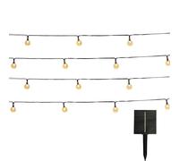 Lumisky Guirlande solaire Festy 120 boules 14 m LED blanc chaud