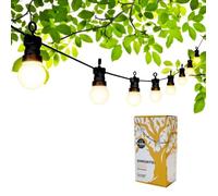 Guirlande lumineuse solaire 16 LED - Guinguette Guirled - Blanc chaud - Étanche IP55