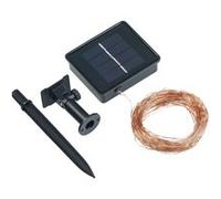 Guirlande lumineuse solaire 20 m en fils de cuivre à 200 LED G