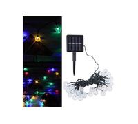 Guirlande Lumineuse solaire 5m Puces 30 LED pour décor noël de paysage de jardin G