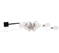 Lunartec Guirlande lumineuse solaire à LED design ampoule classique - 8,5 m